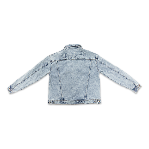 Embossed Demin Jacket