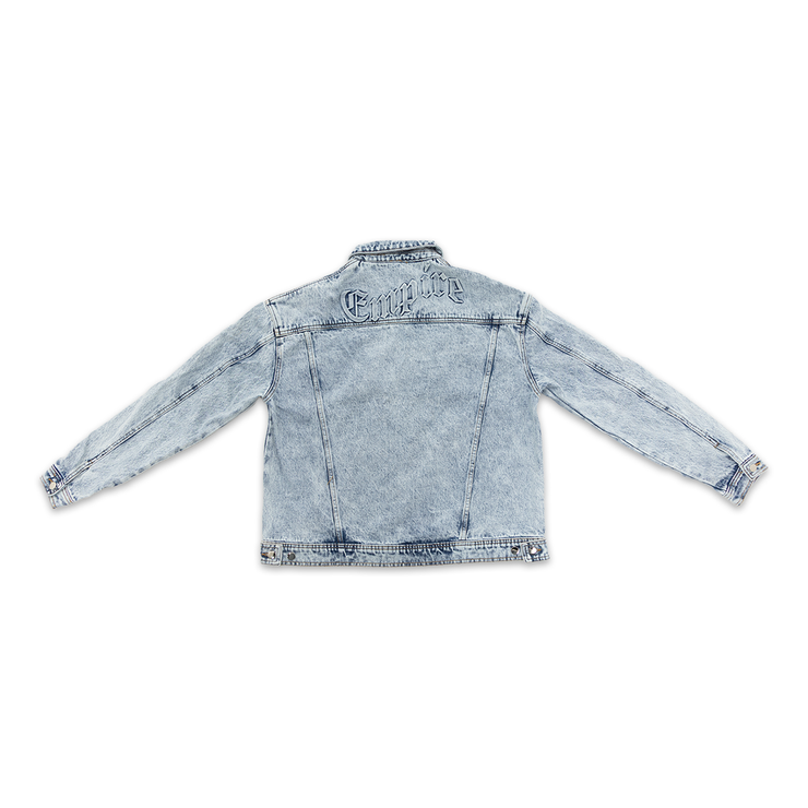 Embossed Demin Jacket