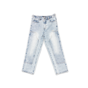 Embossed Denim Jeans