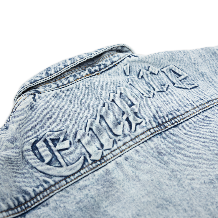 Embossed Demin Jacket
