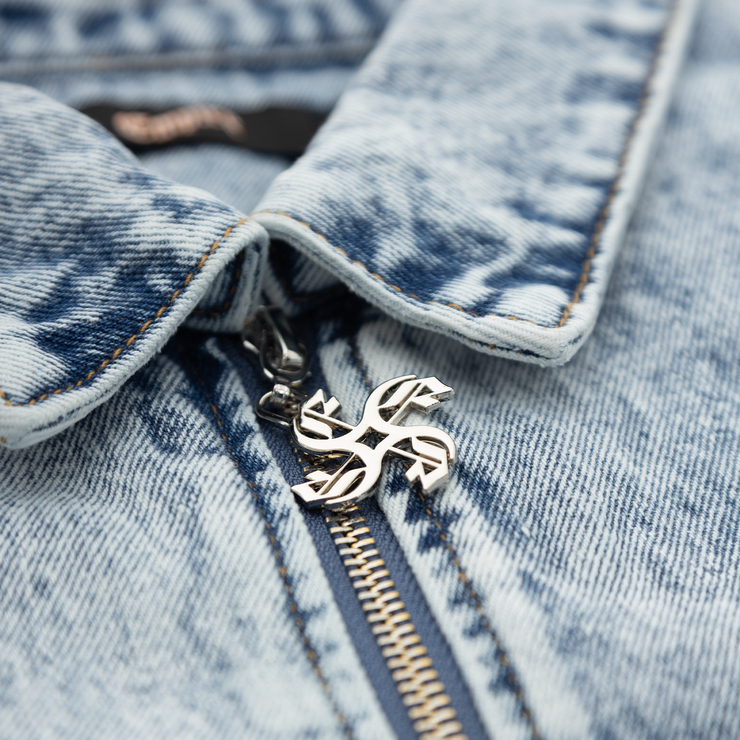 Embossed Demin Jacket