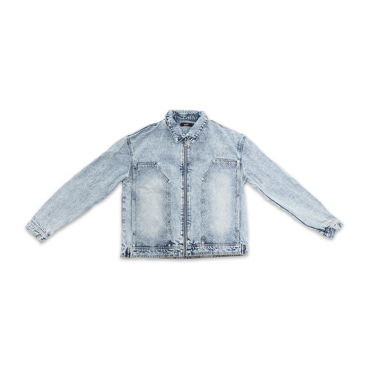 Embossed Demin Jacket